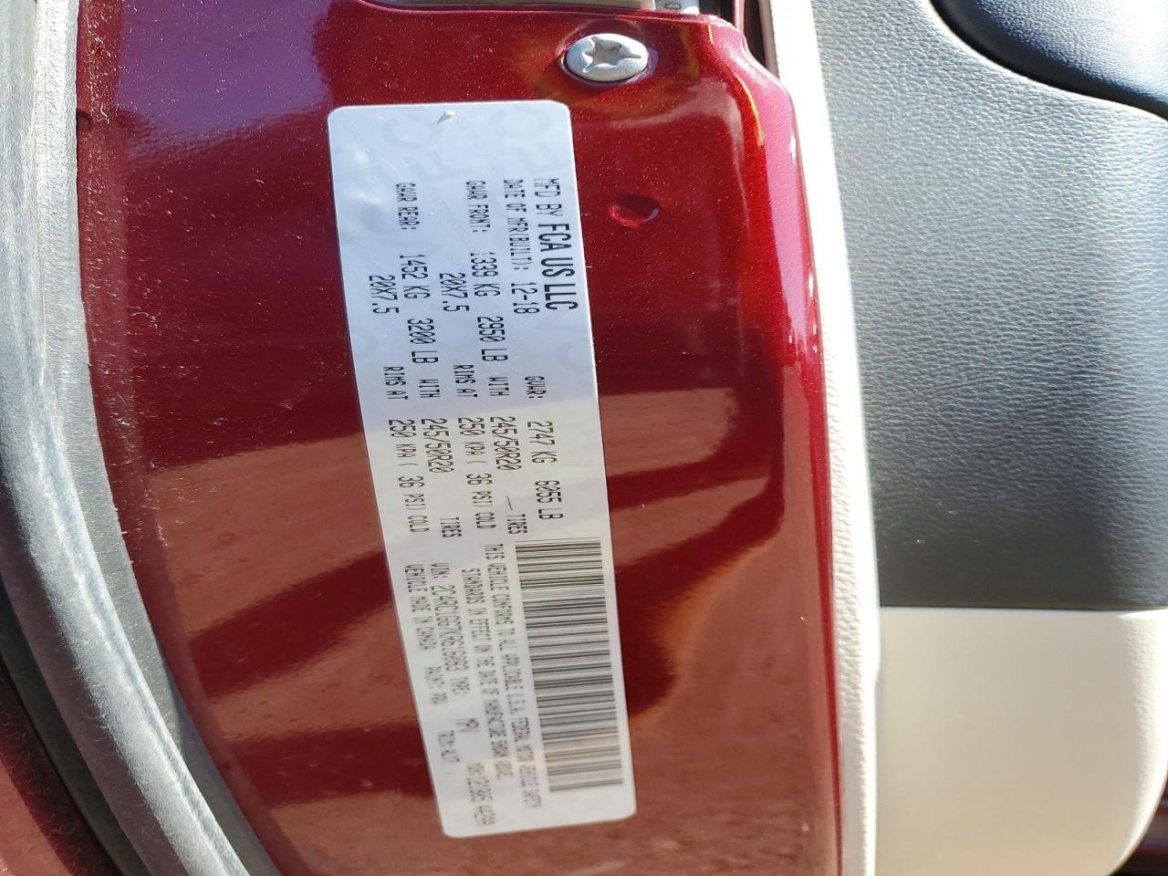 2019 CHRYSLER PACIFICA LIMITED photo 13