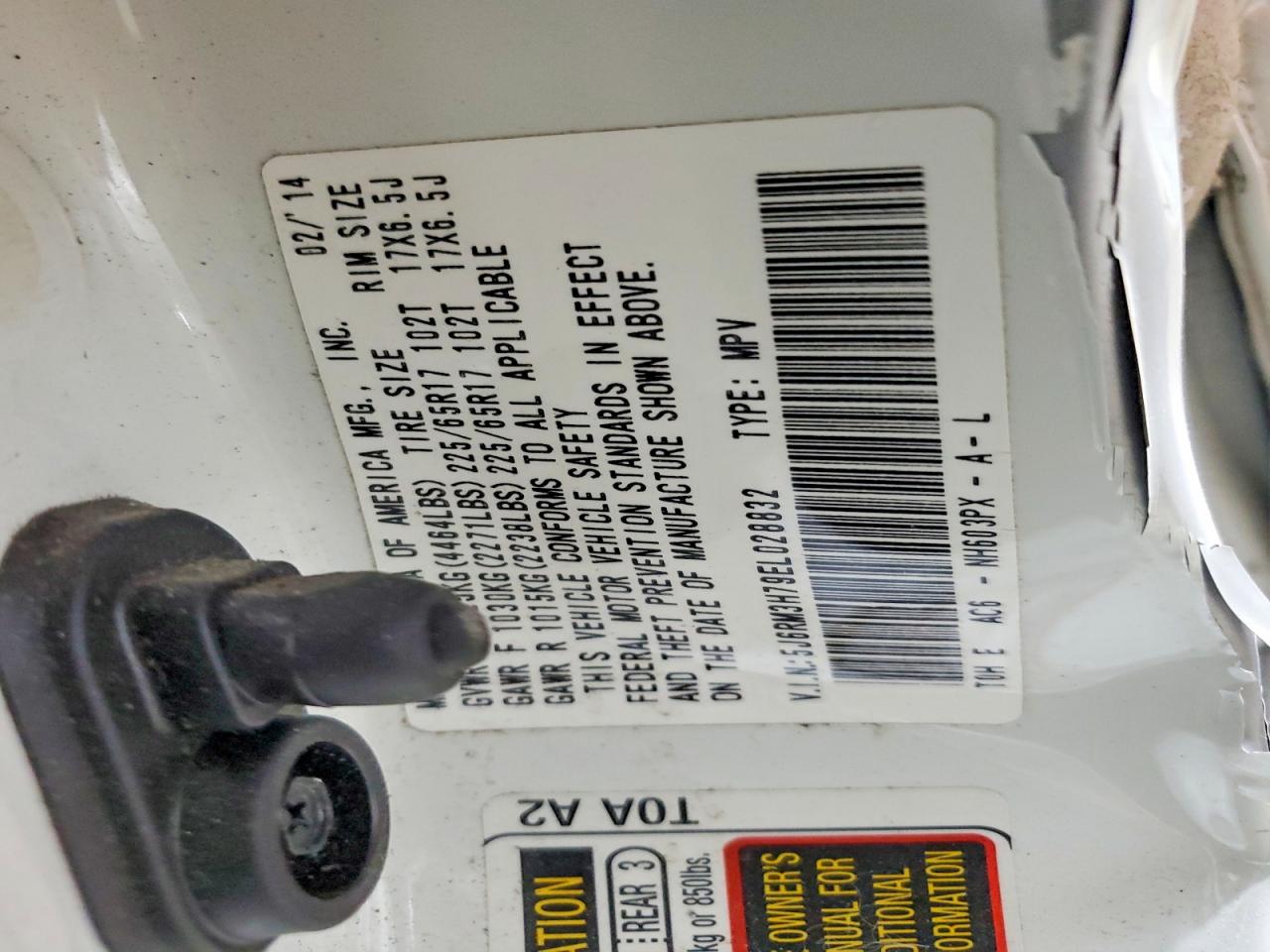 2014 HONDA CR-V EXL photo 40