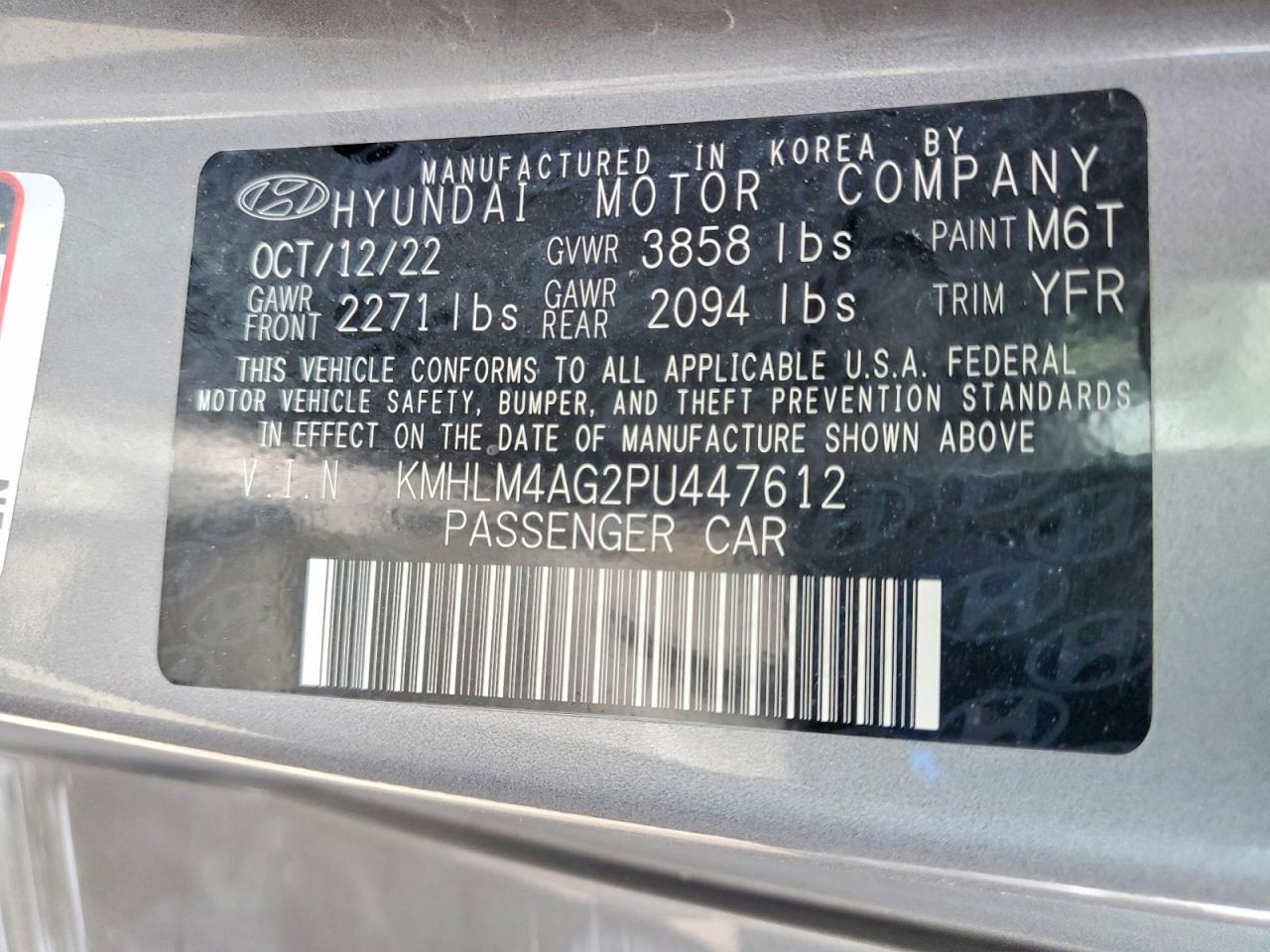 2023 HYUNDAI ELANTRA SEL photo 23
