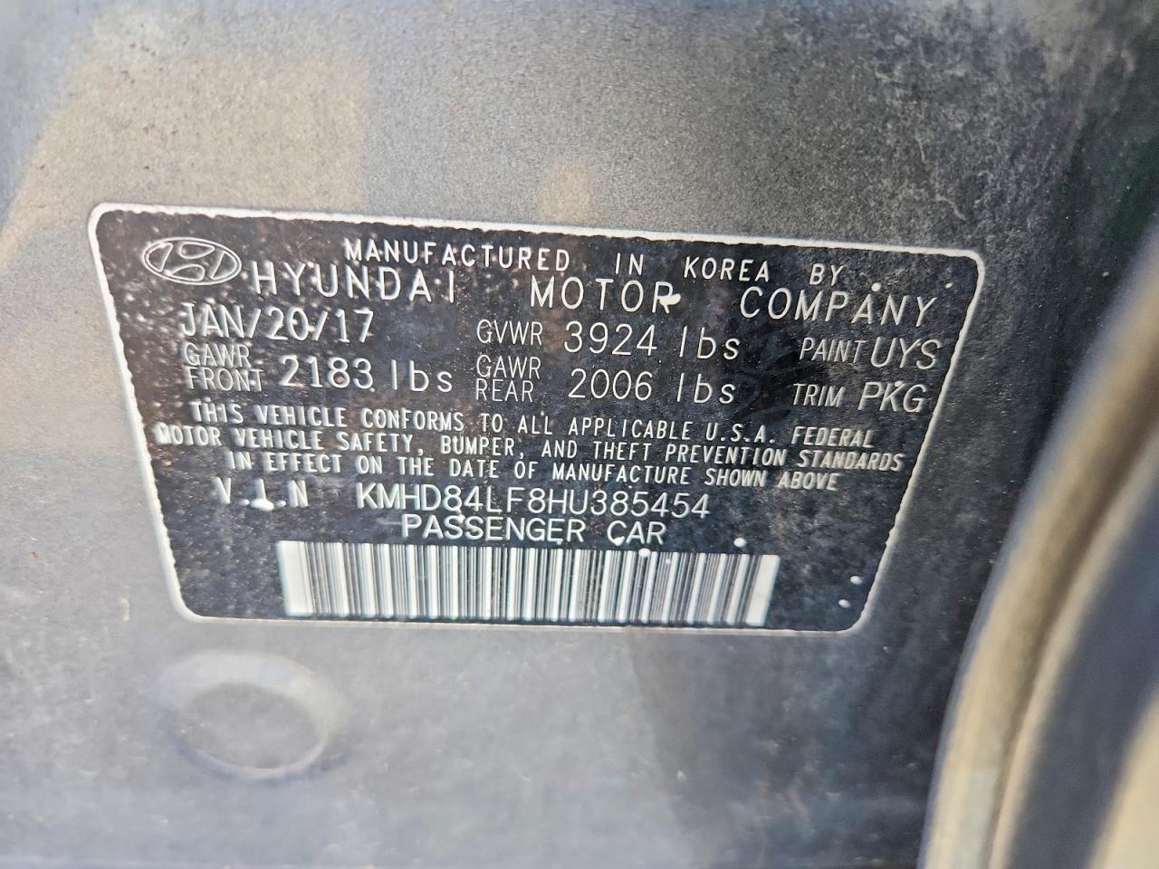 2017 HYUNDAI ELANTRA SE photo 23