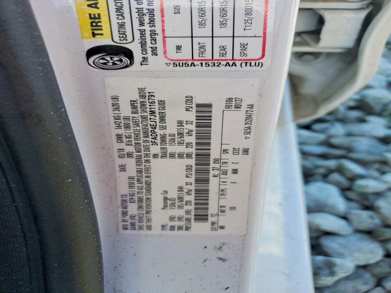 2018 FORD FIESTA SE photo 34