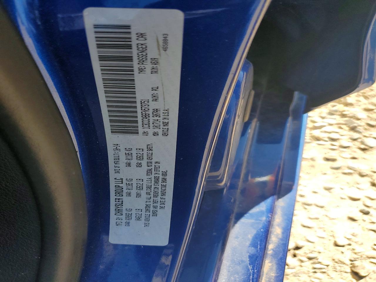 2015 CHRYSLER 200 LIMITED photo 23