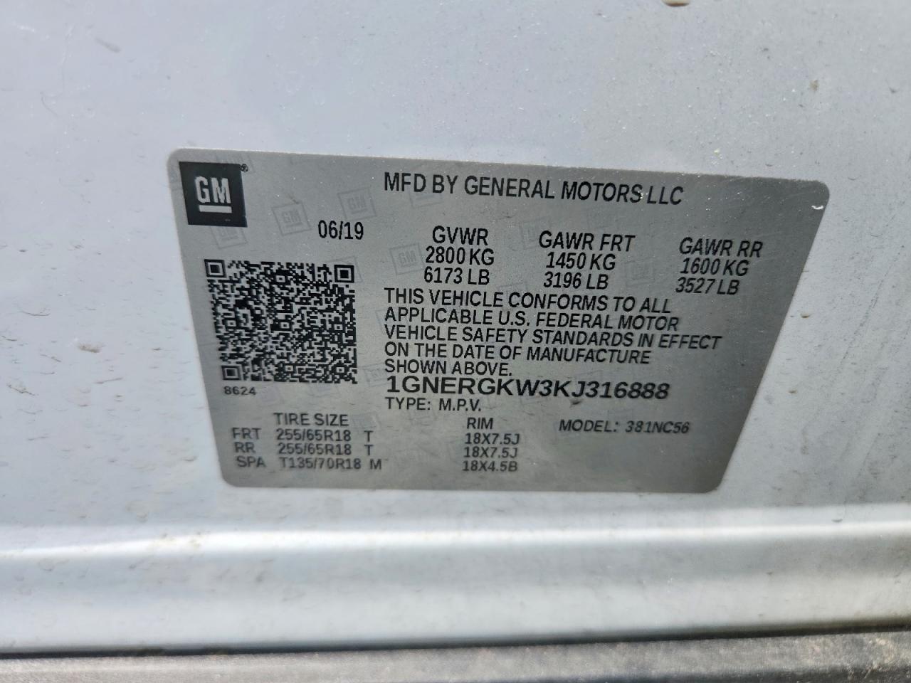2019 CHEVROLET TRAVERSE LT photo 27