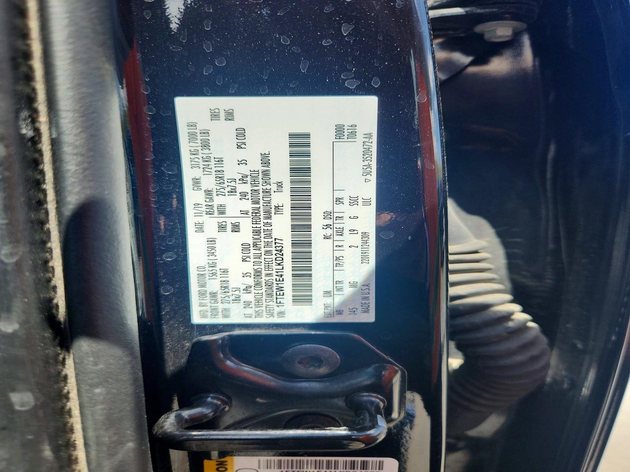 2020 FORD F150 SUPERCREW photo 12