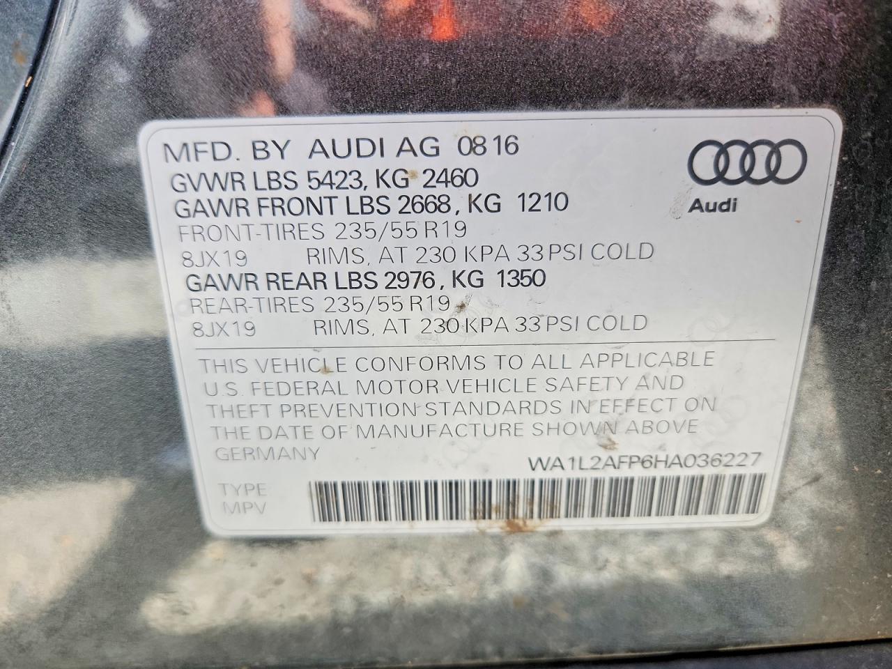 2017 AUDI Q5 PREMIUM PLUS photo 27