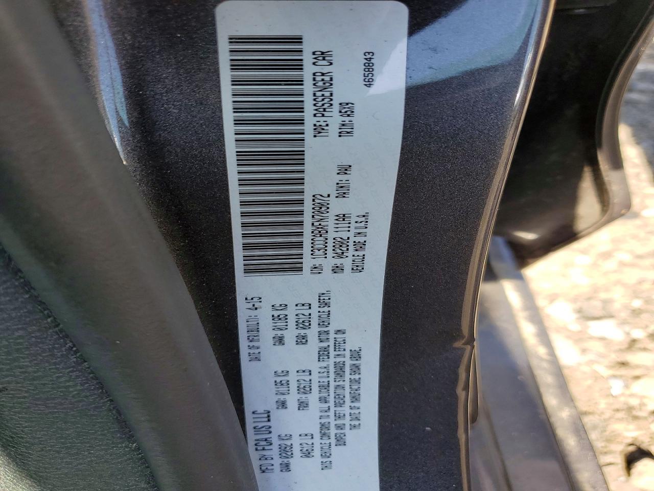 2015 CHRYSLER 200 LIMITED photo 23