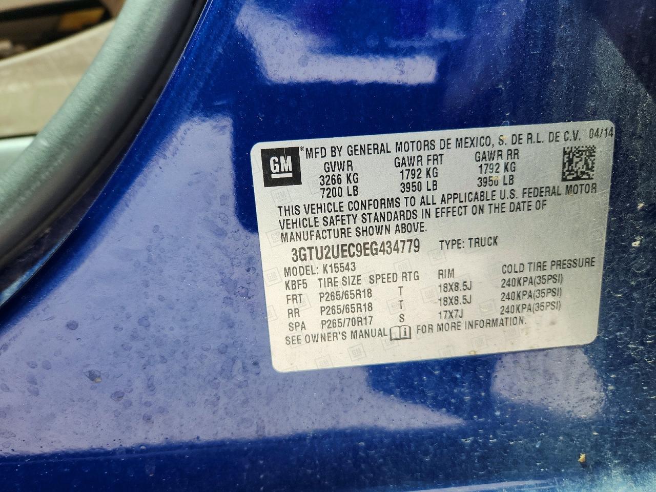 2014 GMC SIERRA K1500 SLE photo 34