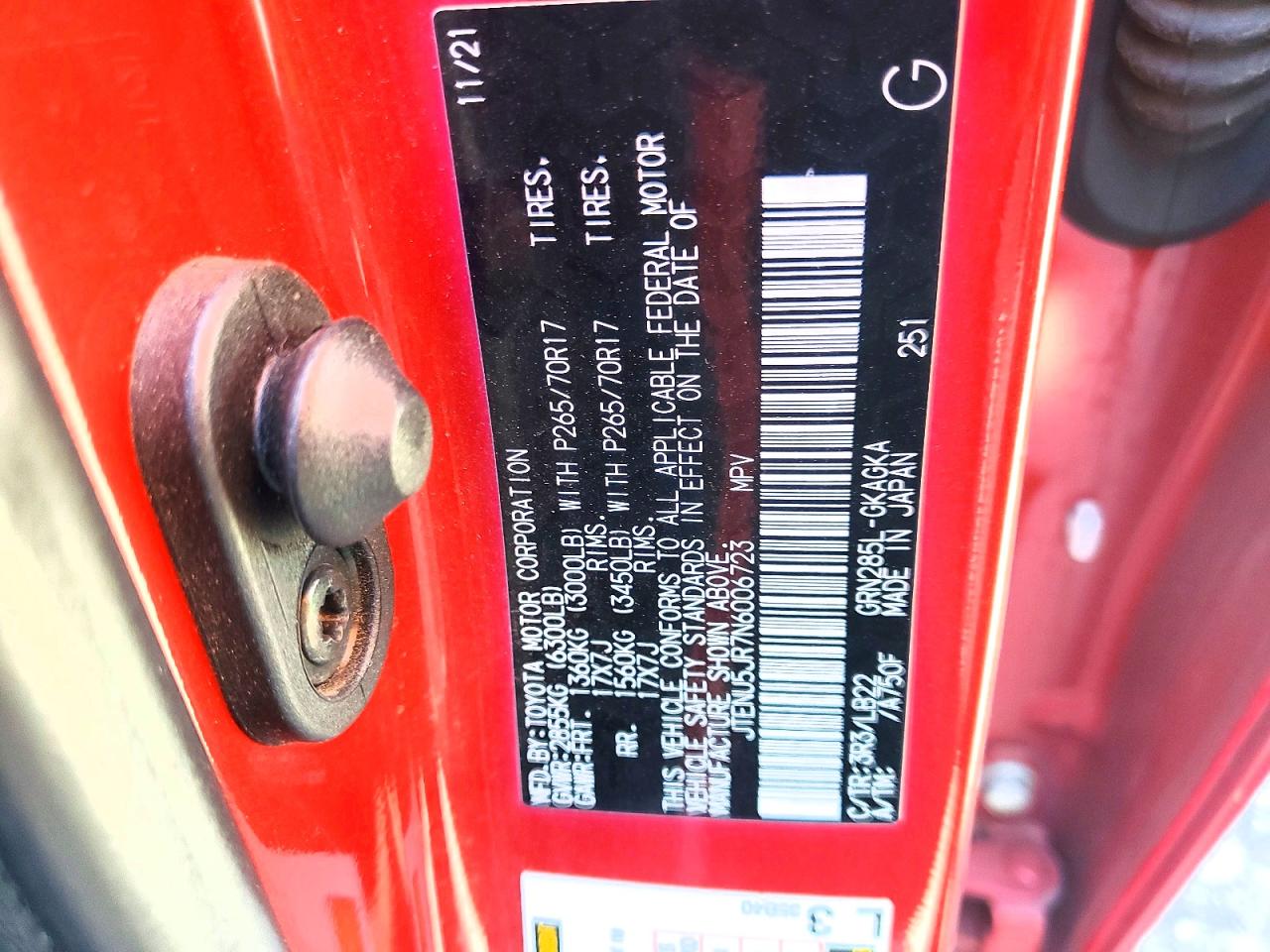 2022 TOYOTA 4RUNNER SR5 PREMIUM photo 23