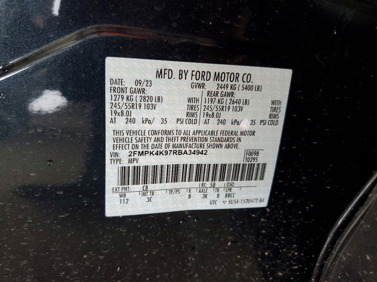 2024 FORD EDGE TITANIUM photo 13