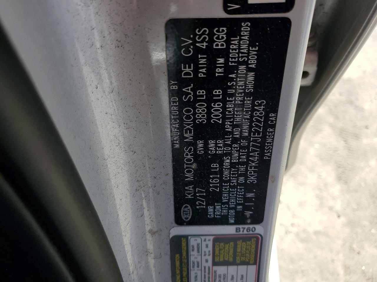 2018 KIA FORTE LX photo 12