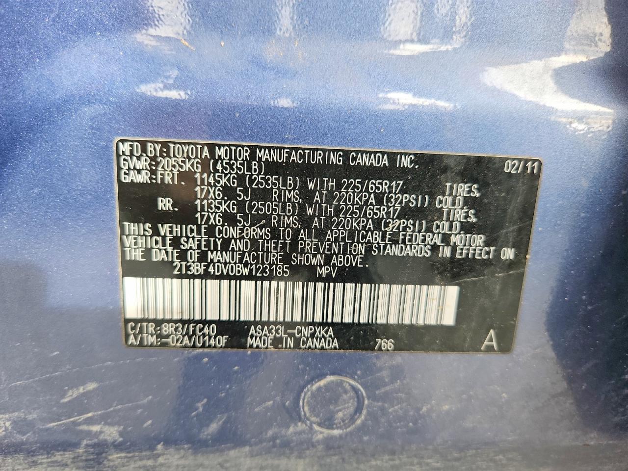 2011 TOYOTA RAV4 BASE photo 37