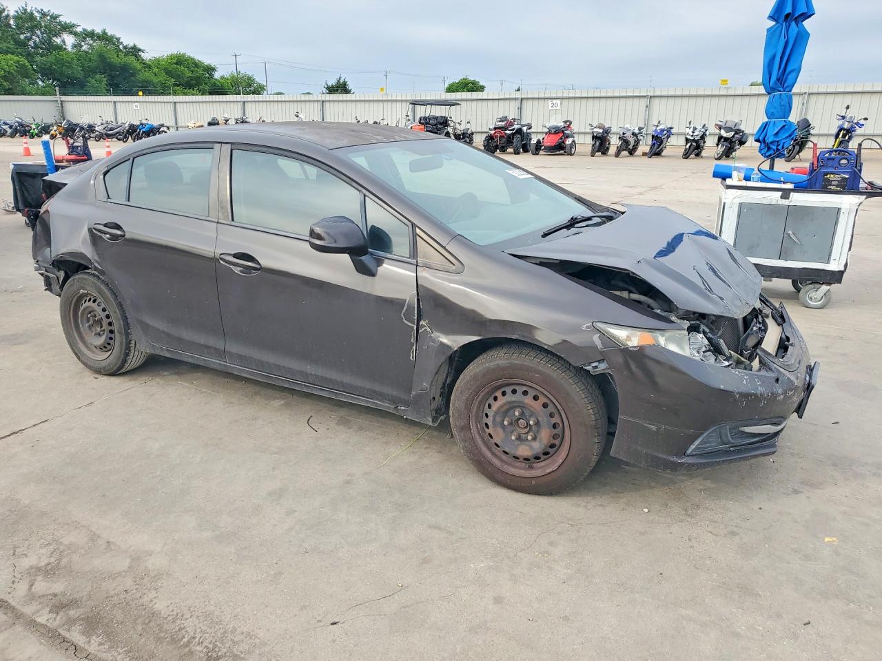 2013 HONDA CIVIC LX photo 4