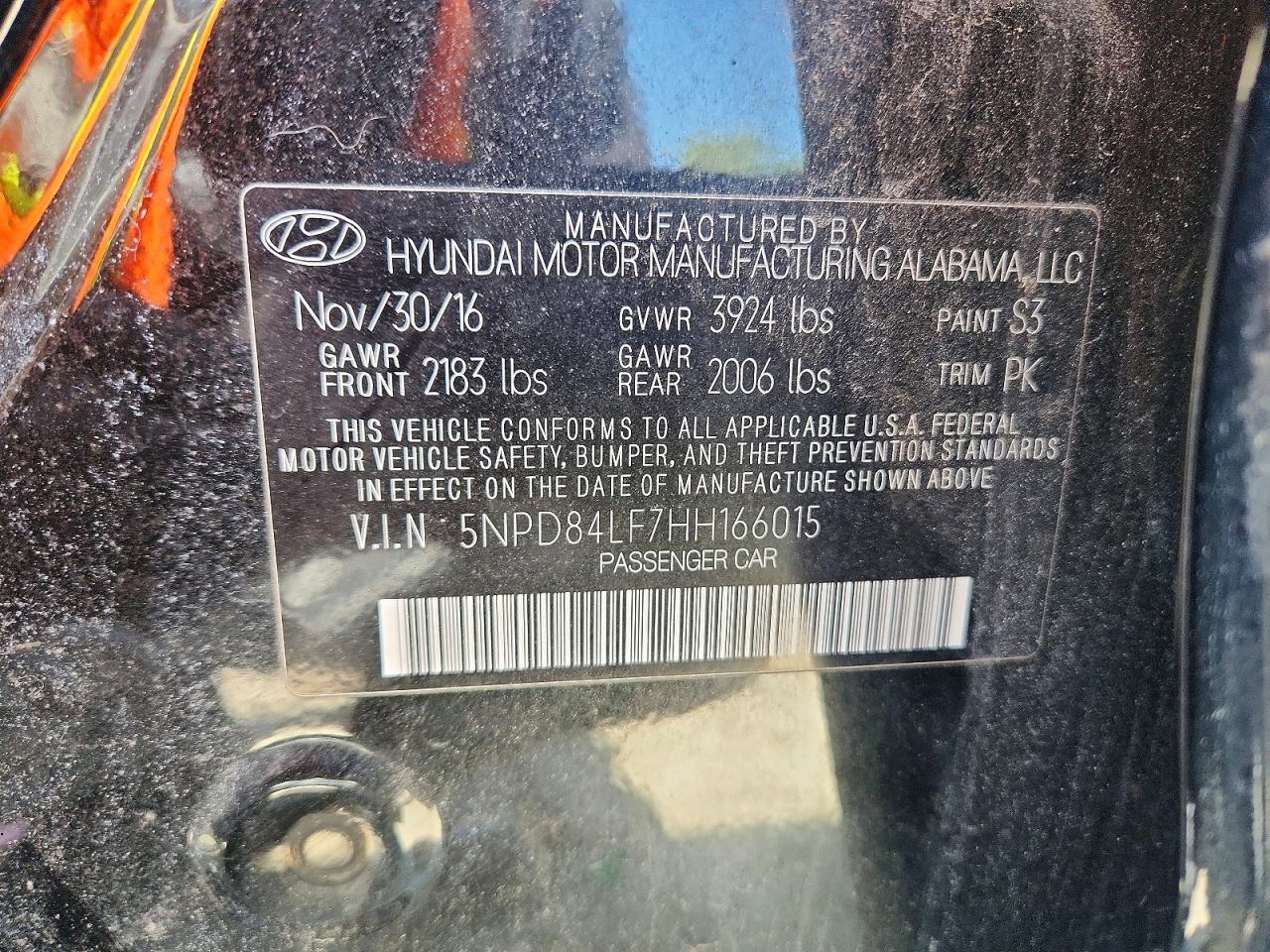 2017 HYUNDAI ELANTRA SE photo 34