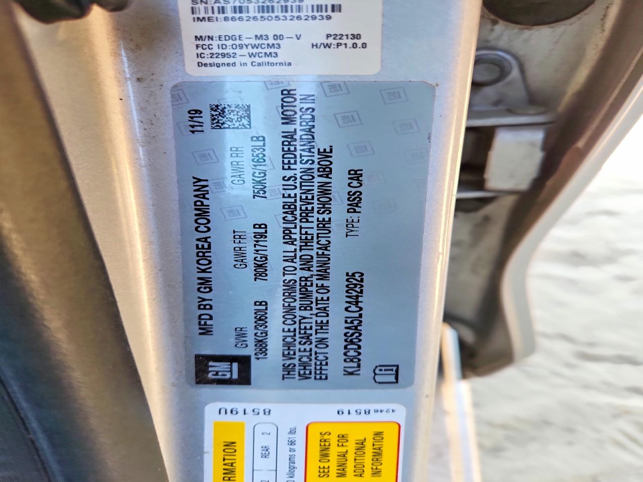 2020 CHEVROLET SPARK 1LT photo 23