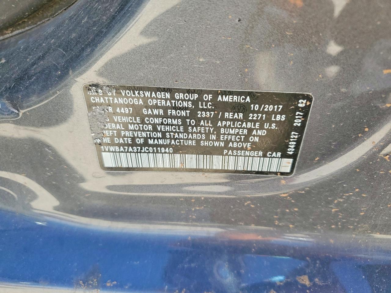 2018 VOLKSWAGEN PASSAT SE photo 25