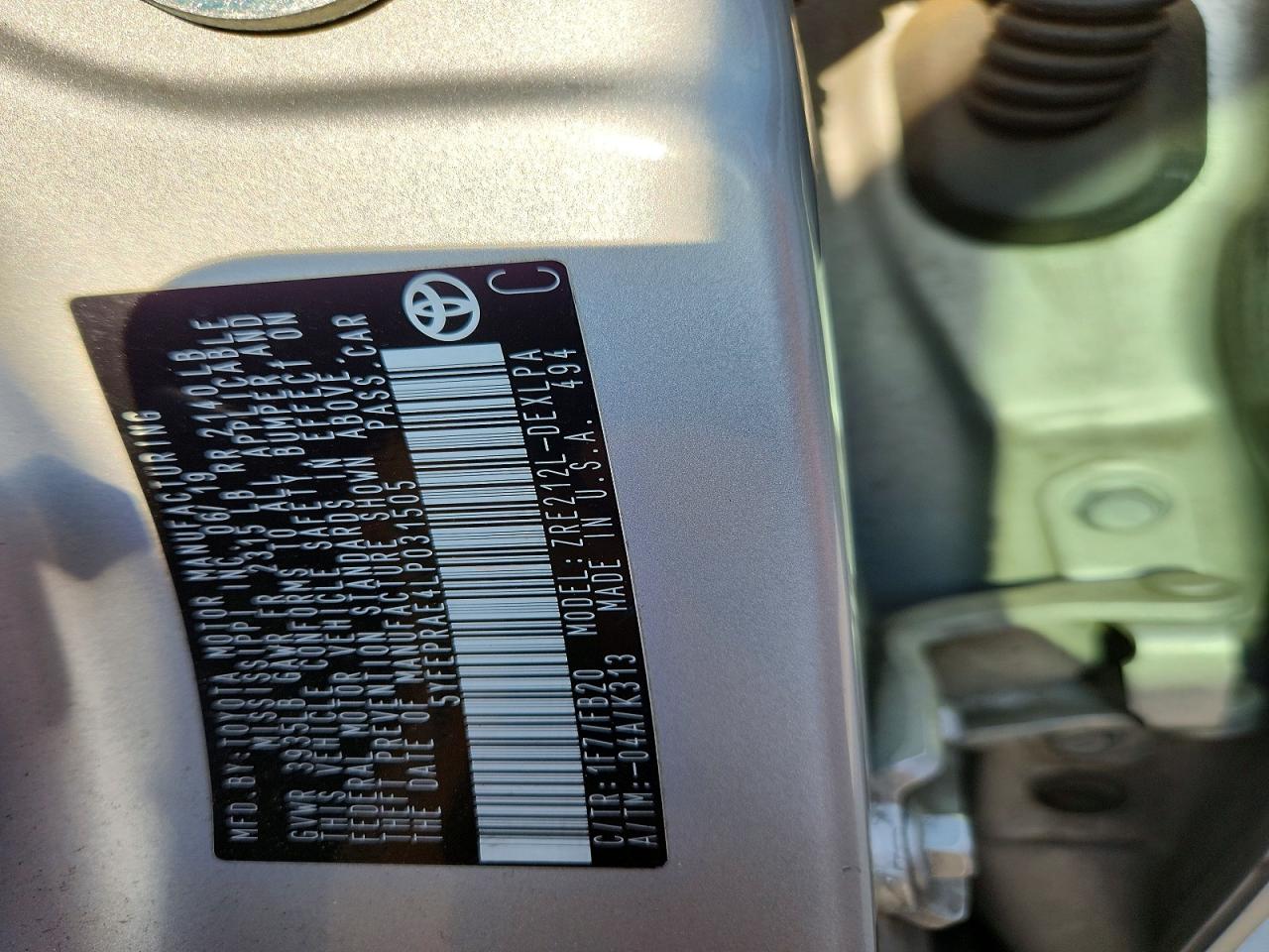 2020 TOYOTA COROLLA LE photo 25