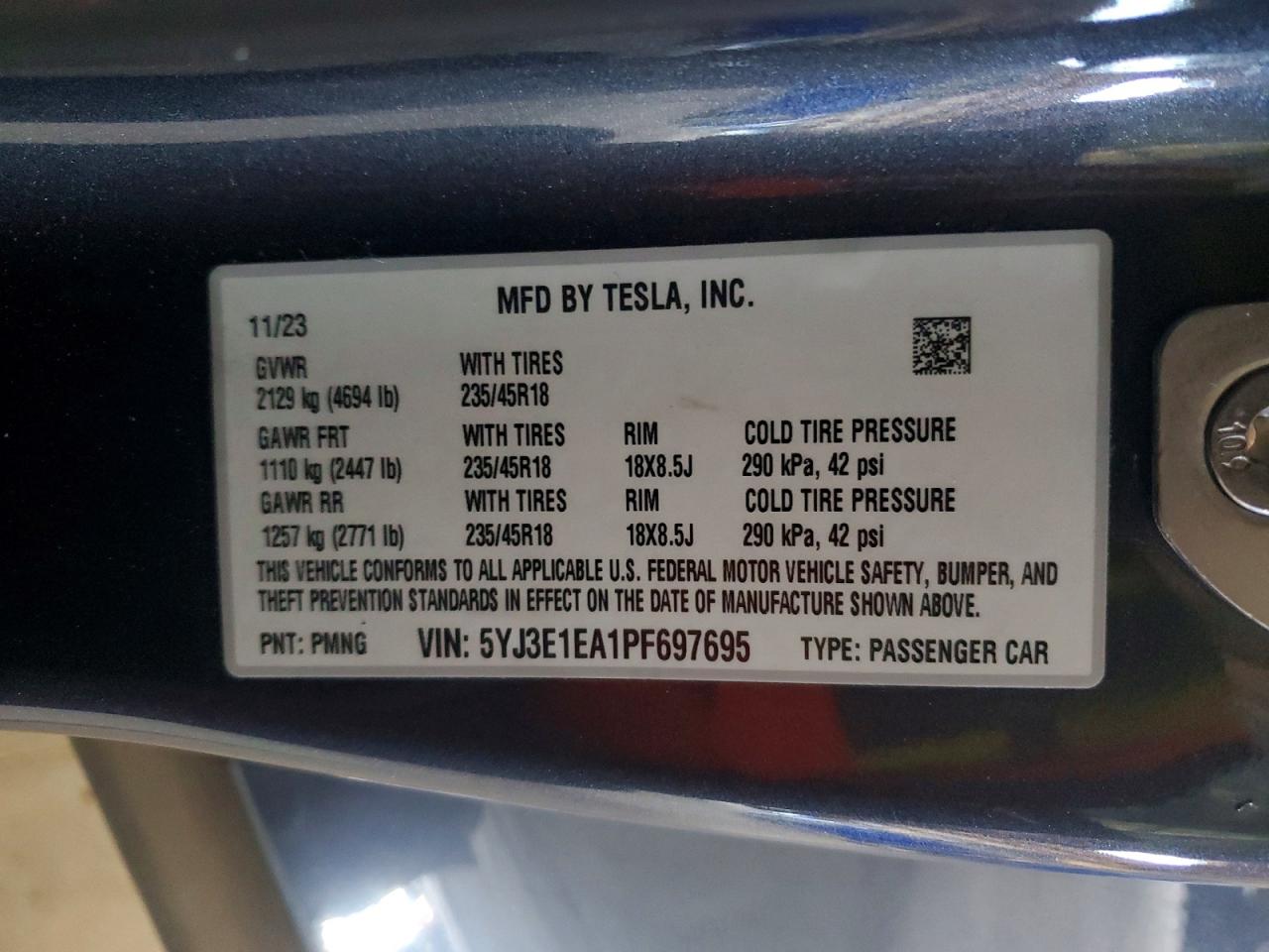 2023 TESLA MODEL 3 photo 25
