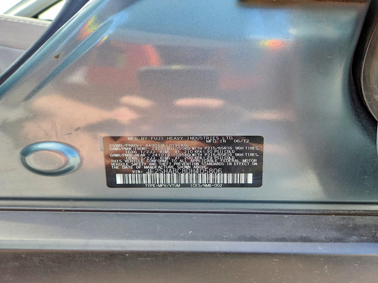 2013 SUBARU FORESTER 2.5X photo 13