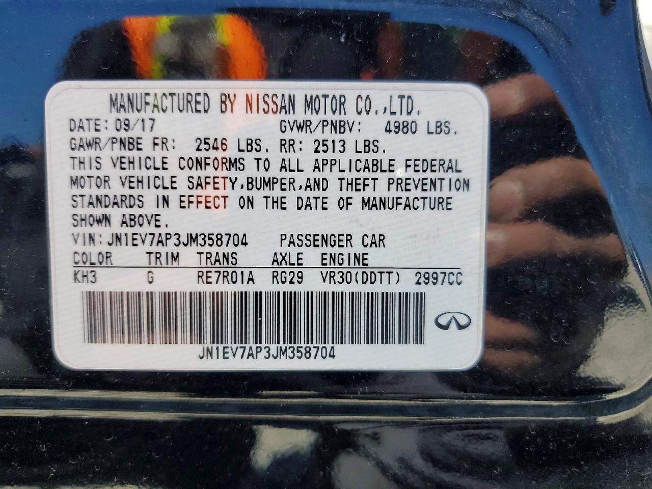 2018 INFINITI Q50 3.0T LUXE photo 23