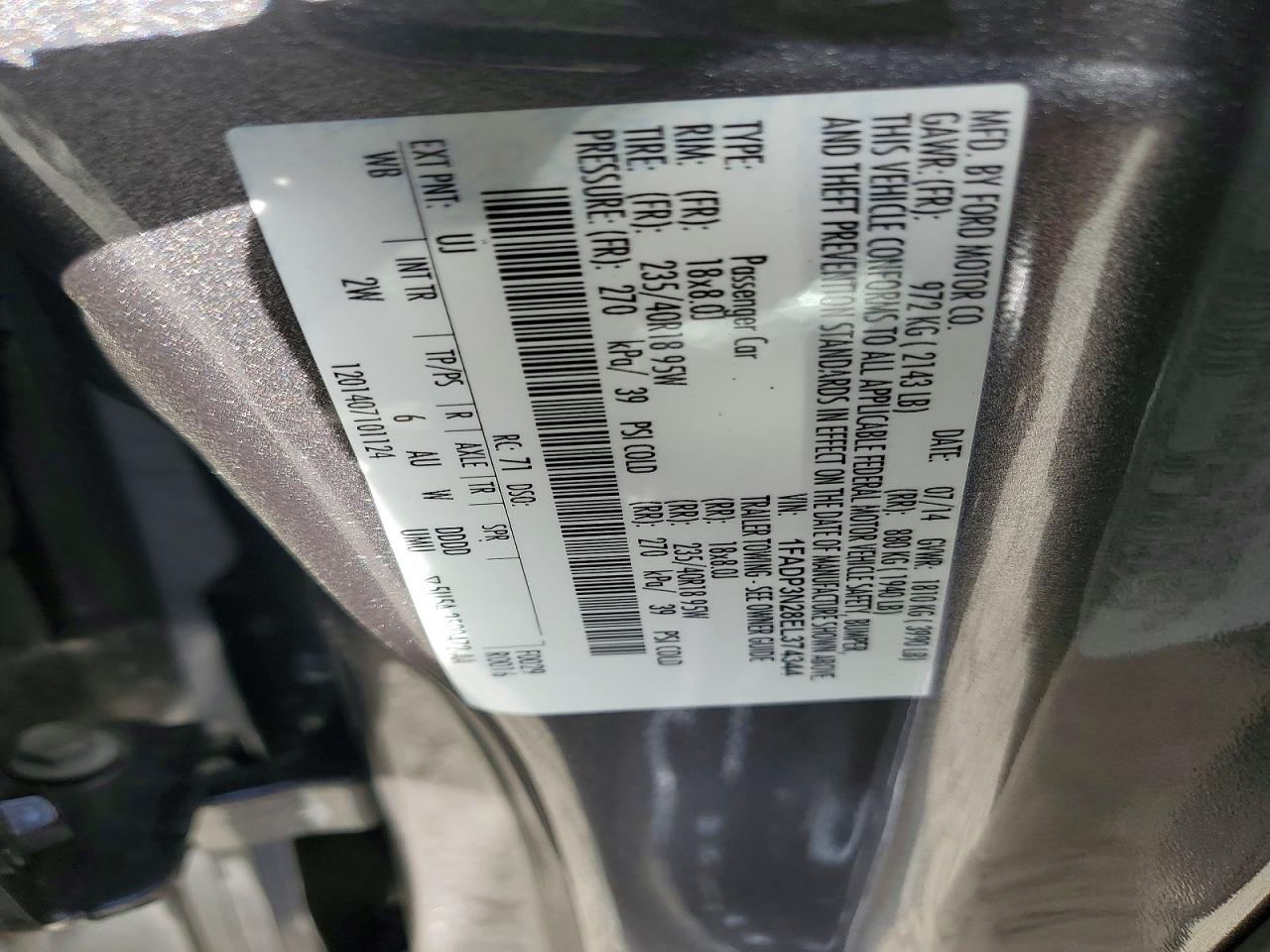 2014 FORD FOCUS TITANIUM photo 12