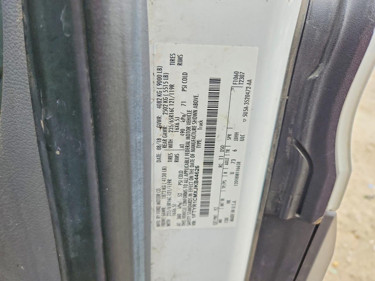 2018 FORD TRANSIT T-250 photo 27