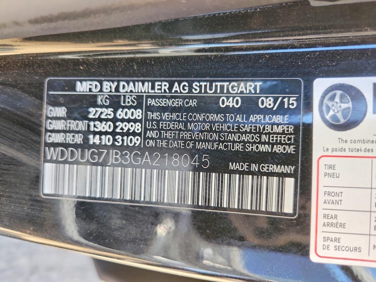 2016 MERCEDES-BENZ S 63 AMG photo 23
