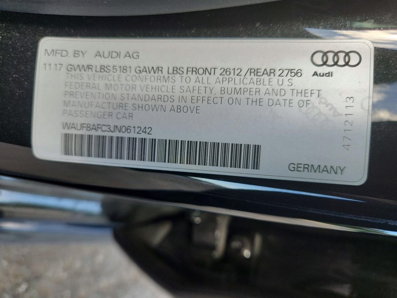 2018 AUDI A6 PREMIUM photo 34