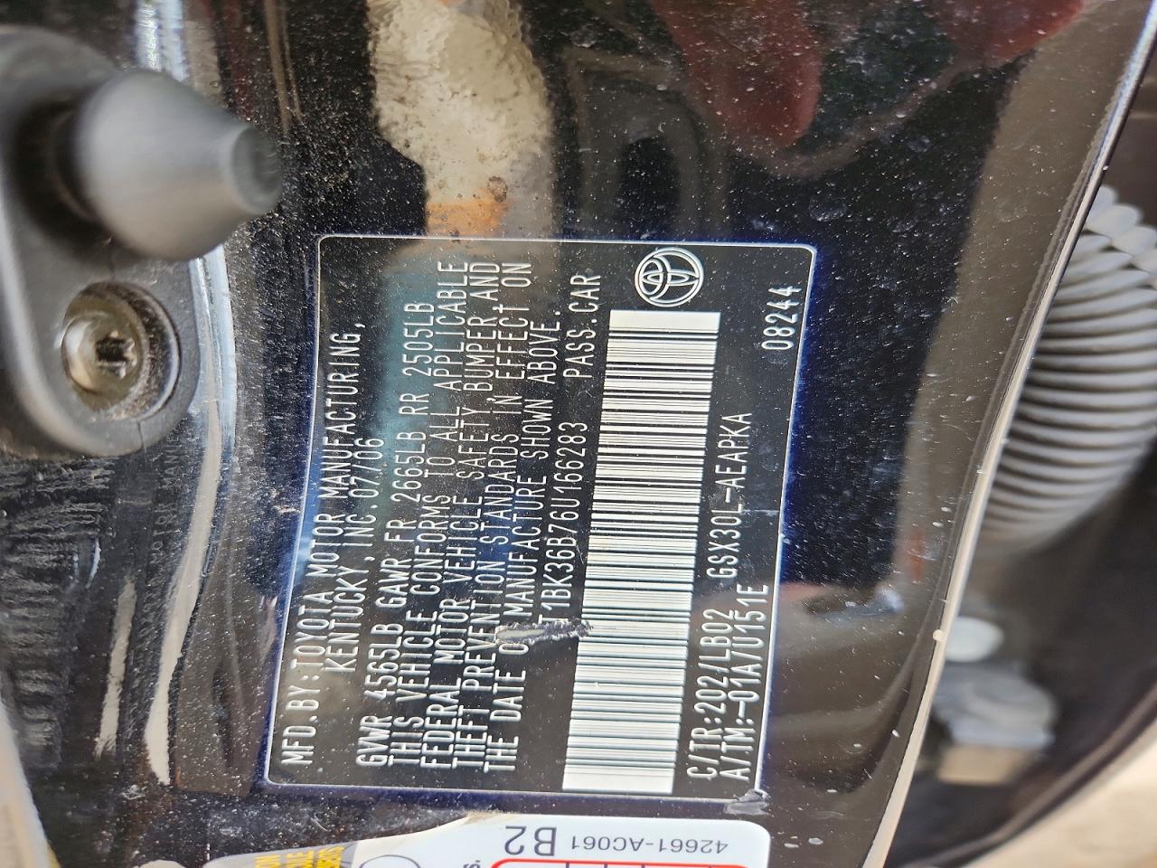 2006 TOYOTA AVALON LIMITED photo 23