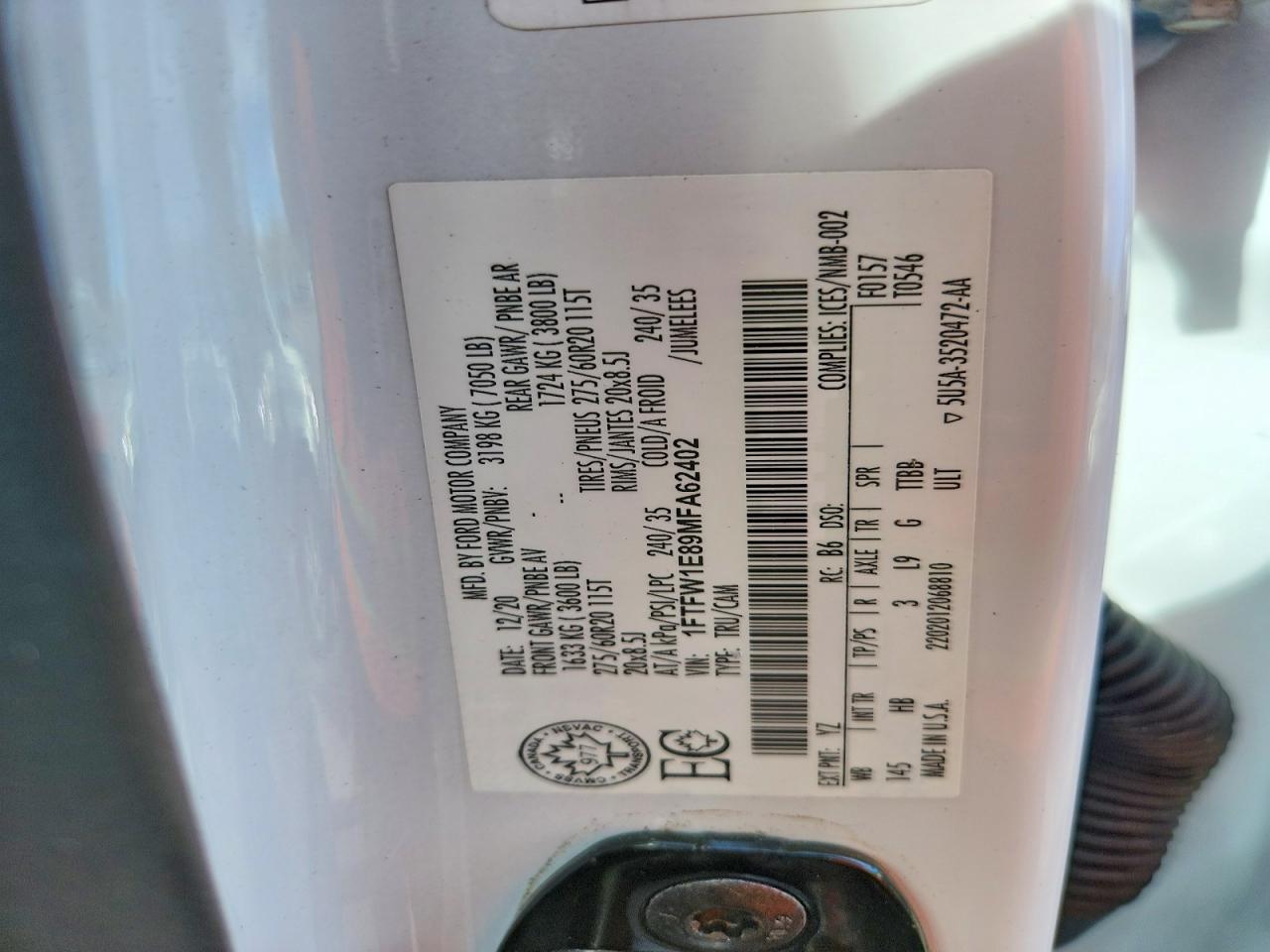 2021 FORD F150 SUPERCREW photo 23