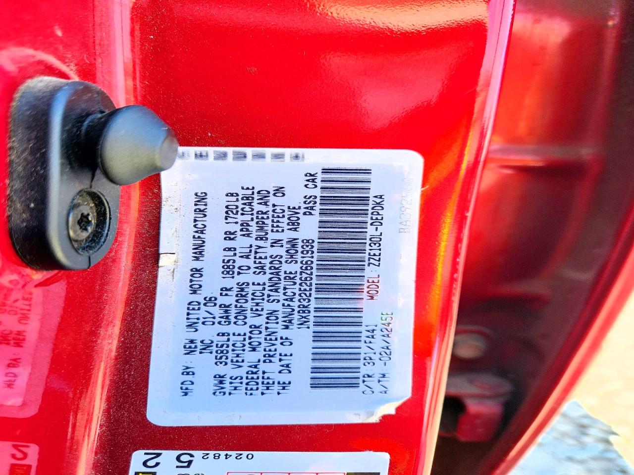 2006 TOYOTA COROLLA CE photo 23