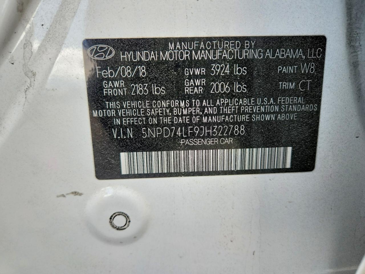 2018 HYUNDAI ELANTRA SE photo 34