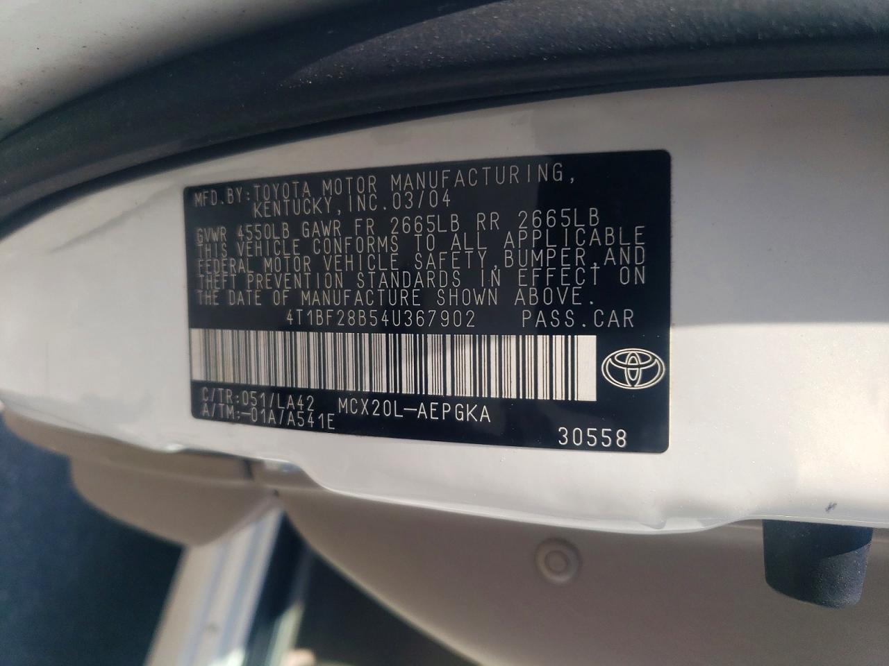 2004 TOYOTA AVALON XLS photo 23
