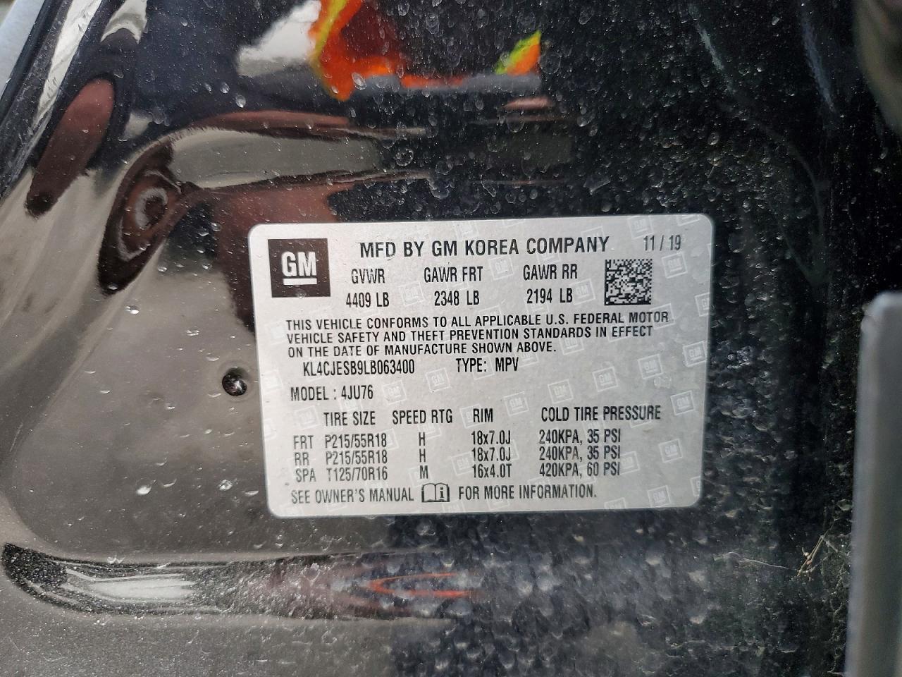 2020 BUICK ENCORE PREFERRED photo 12