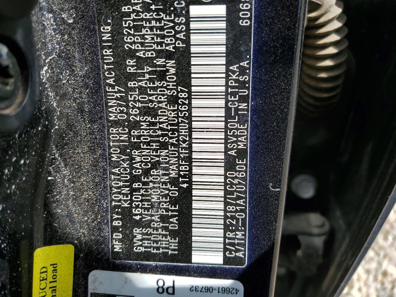 2017 TOYOTA CAMRY XSE photo 23