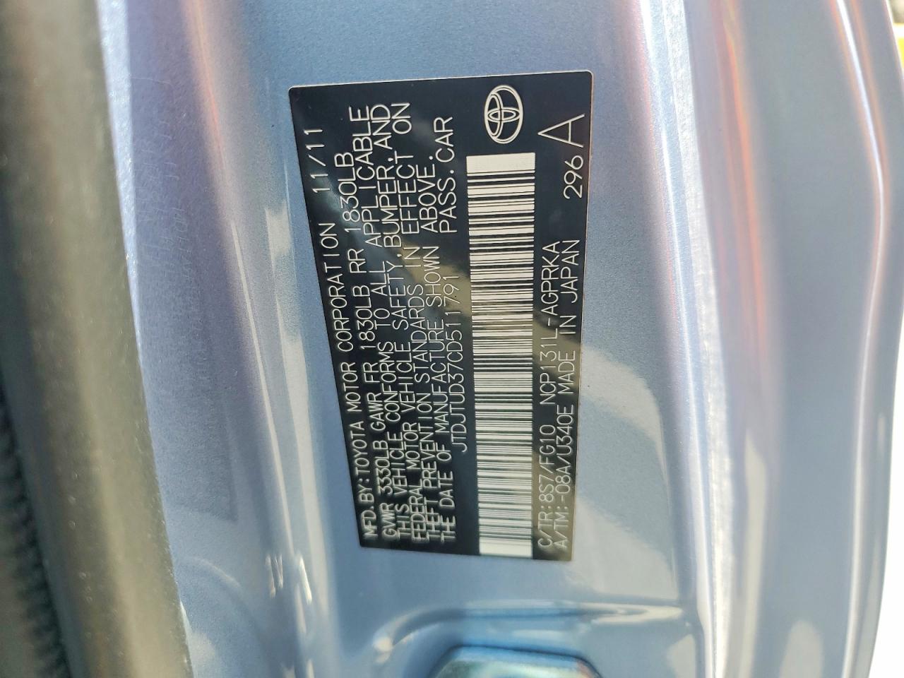 2012 TOYOTA YARIS 3-DOOR LE photo 23