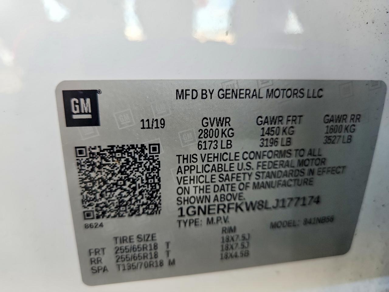 2020 CHEVROLET TRAVERSE LS photo 14