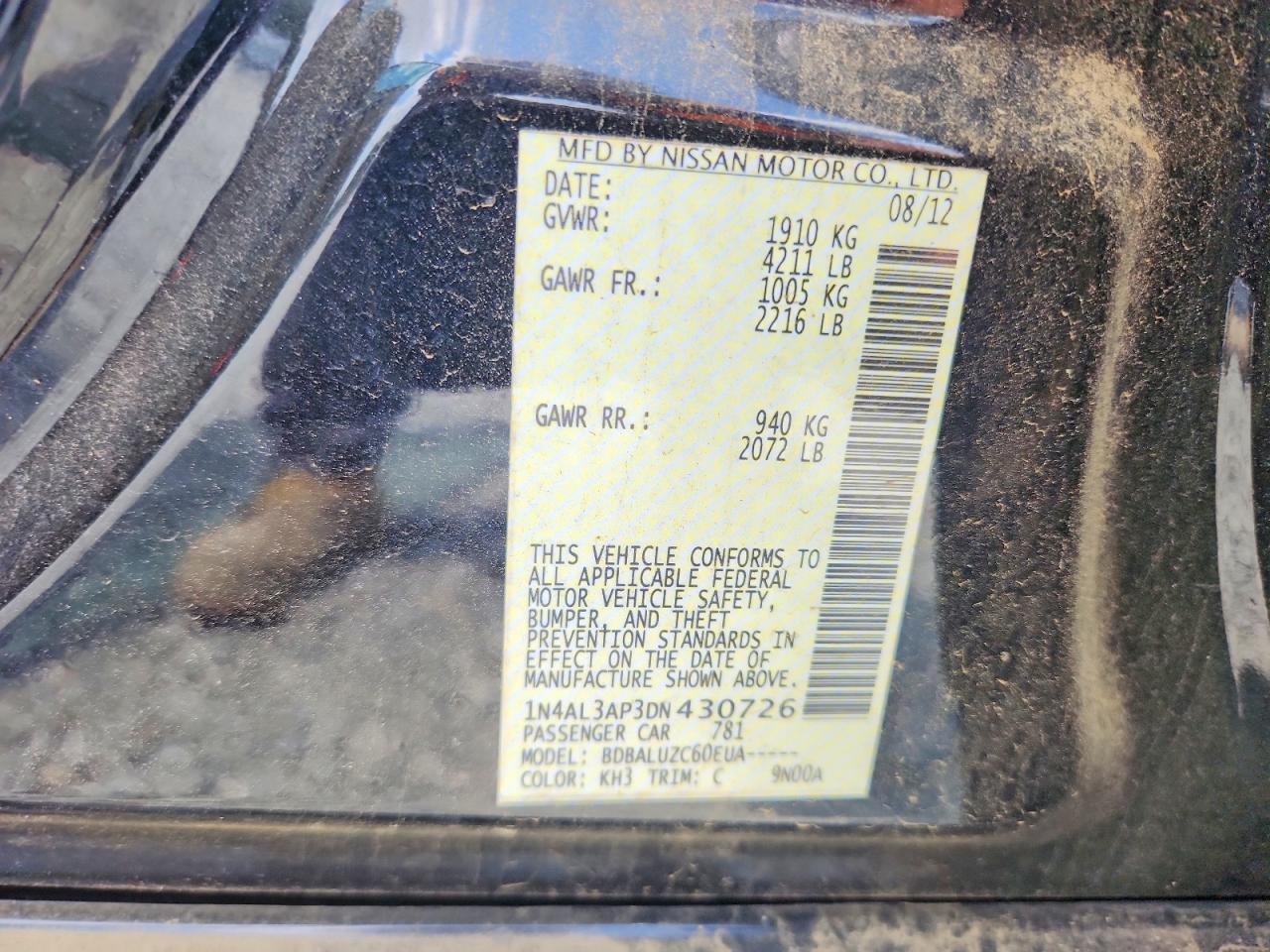 2013 NISSAN ALTIMA 2.5 photo 23
