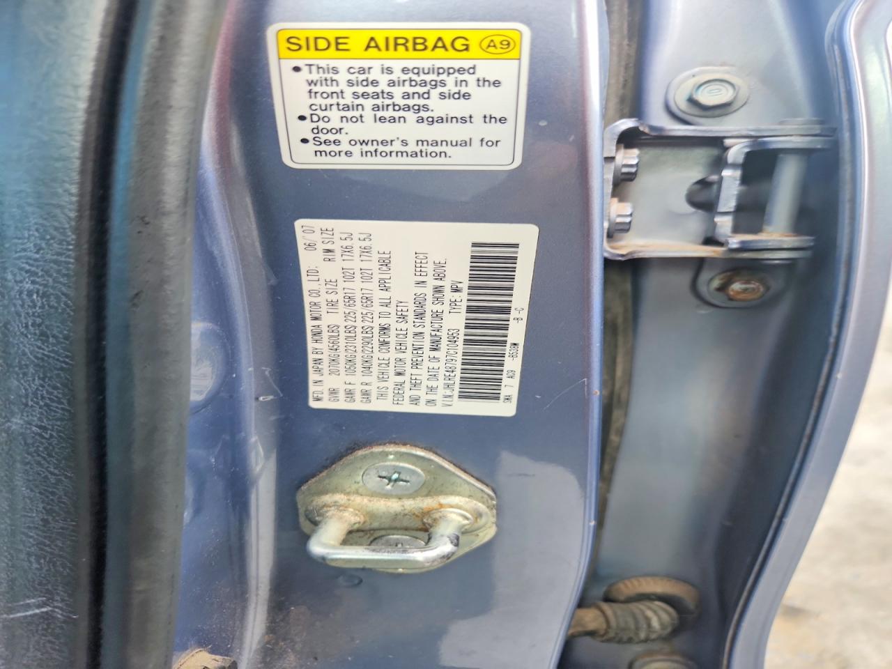 2007 HONDA CR-V EXL photo 37