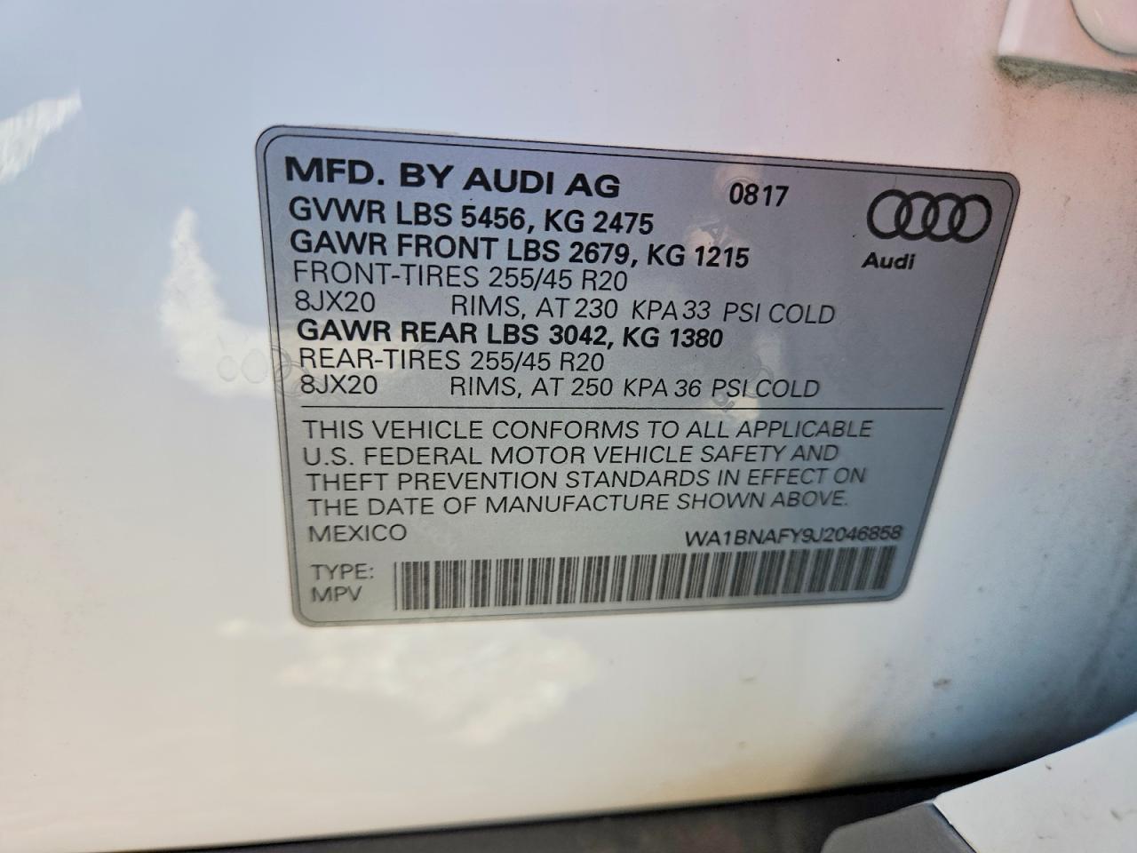 2018 AUDI Q5 PREMIUM PLUS photo 37