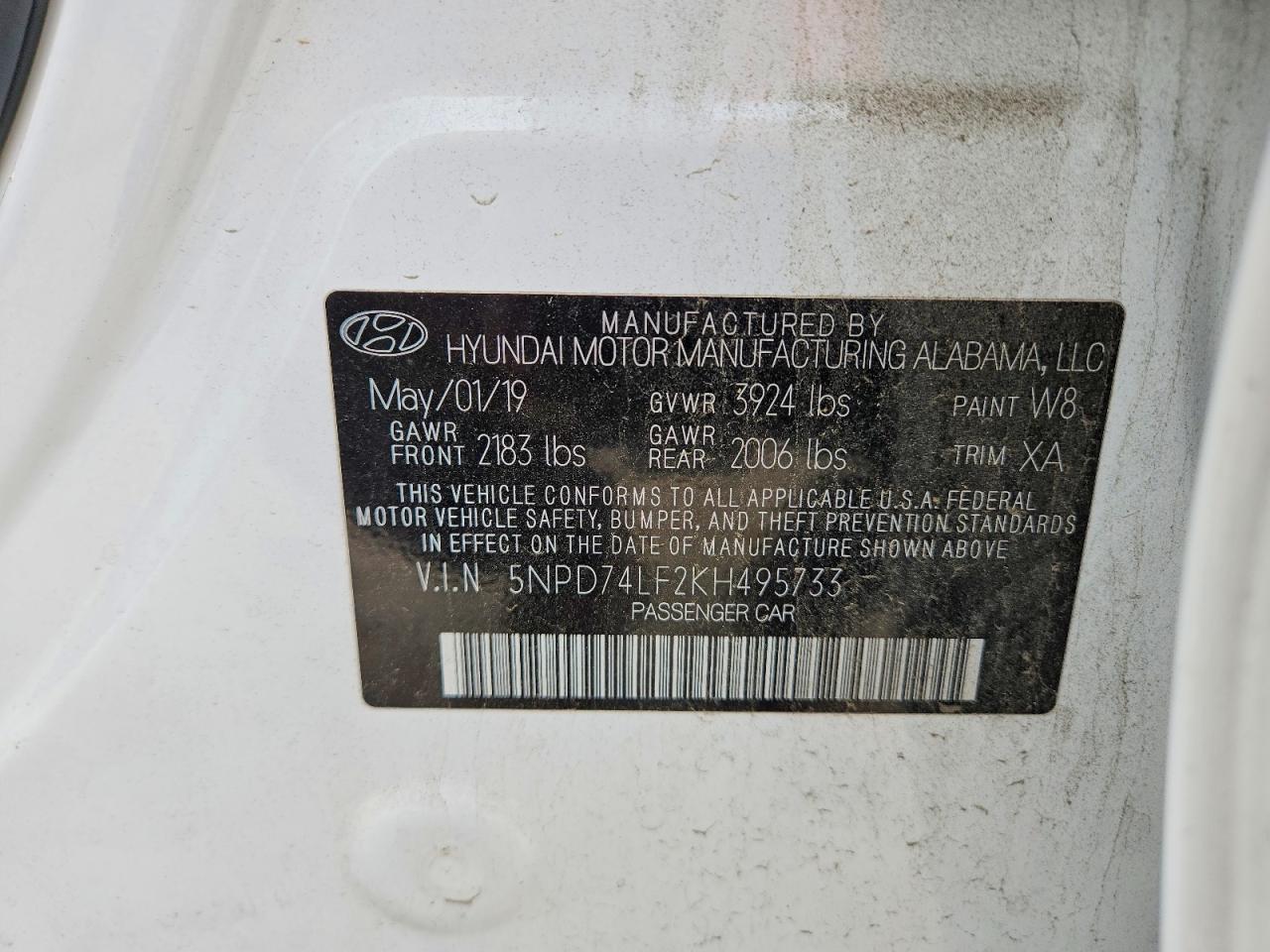 2019 HYUNDAI ELANTRA SE photo 25