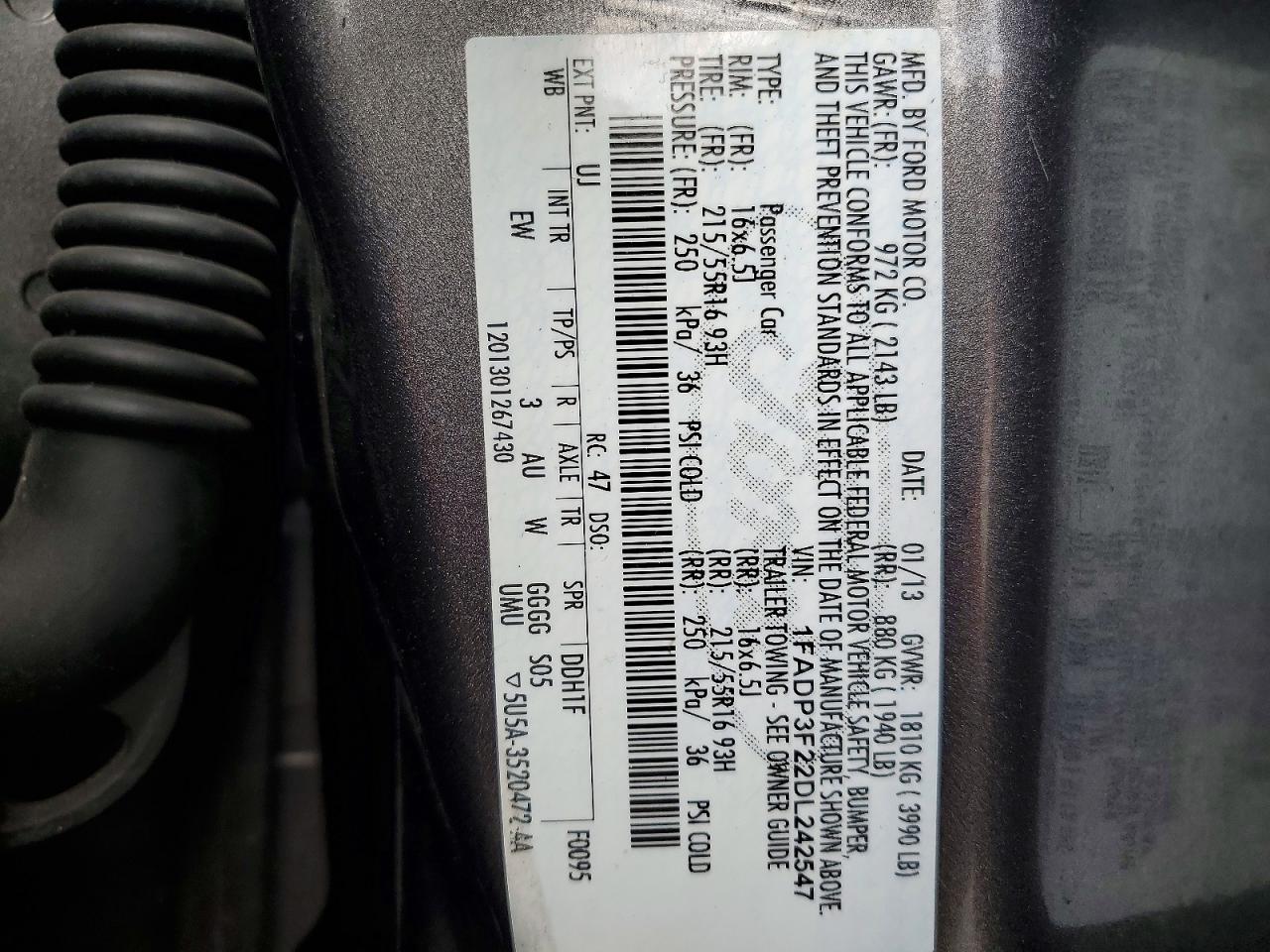 2013 FORD FOCUS SE photo 12