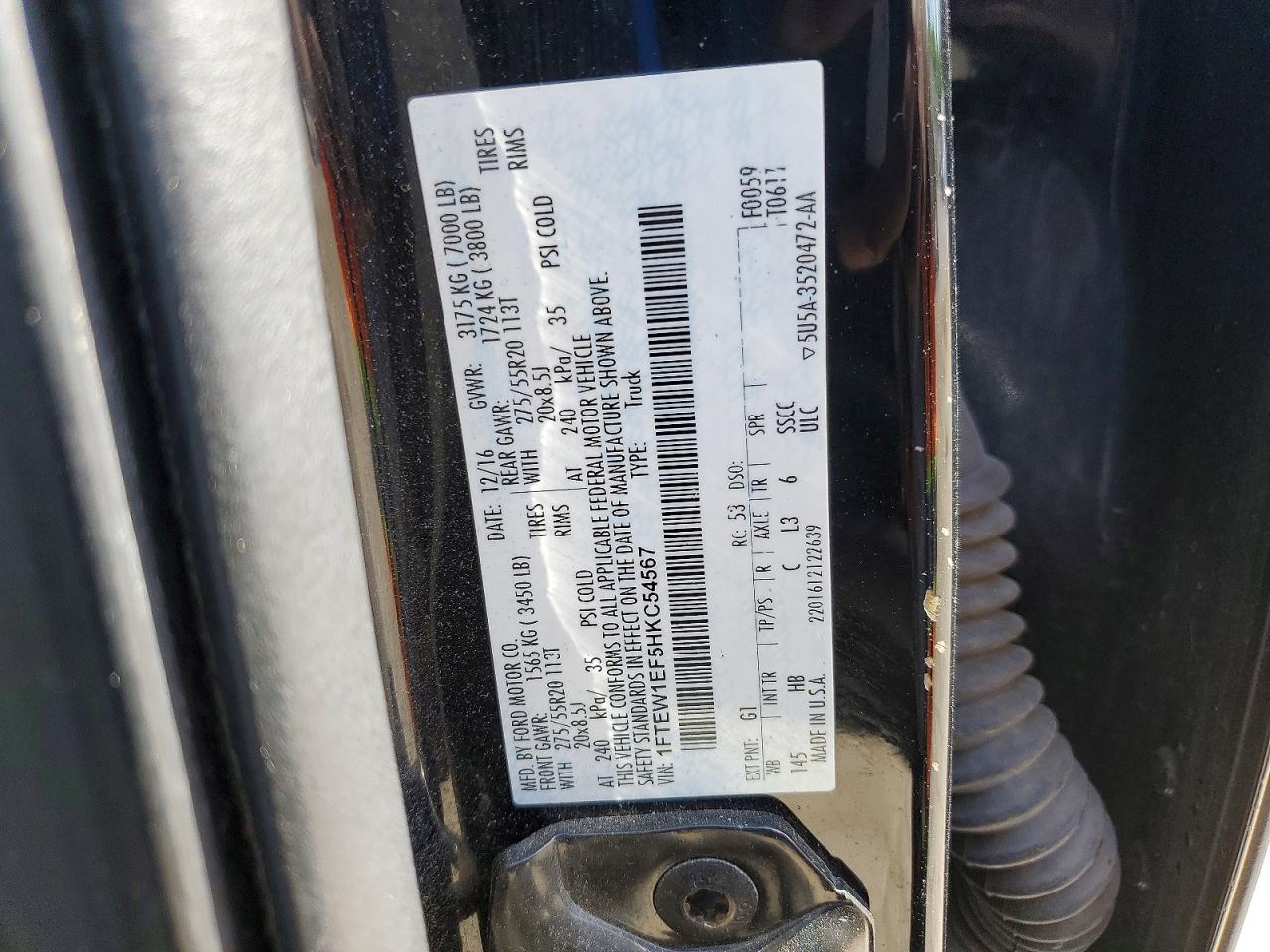 2017 FORD F150 SUPERCREW photo 23