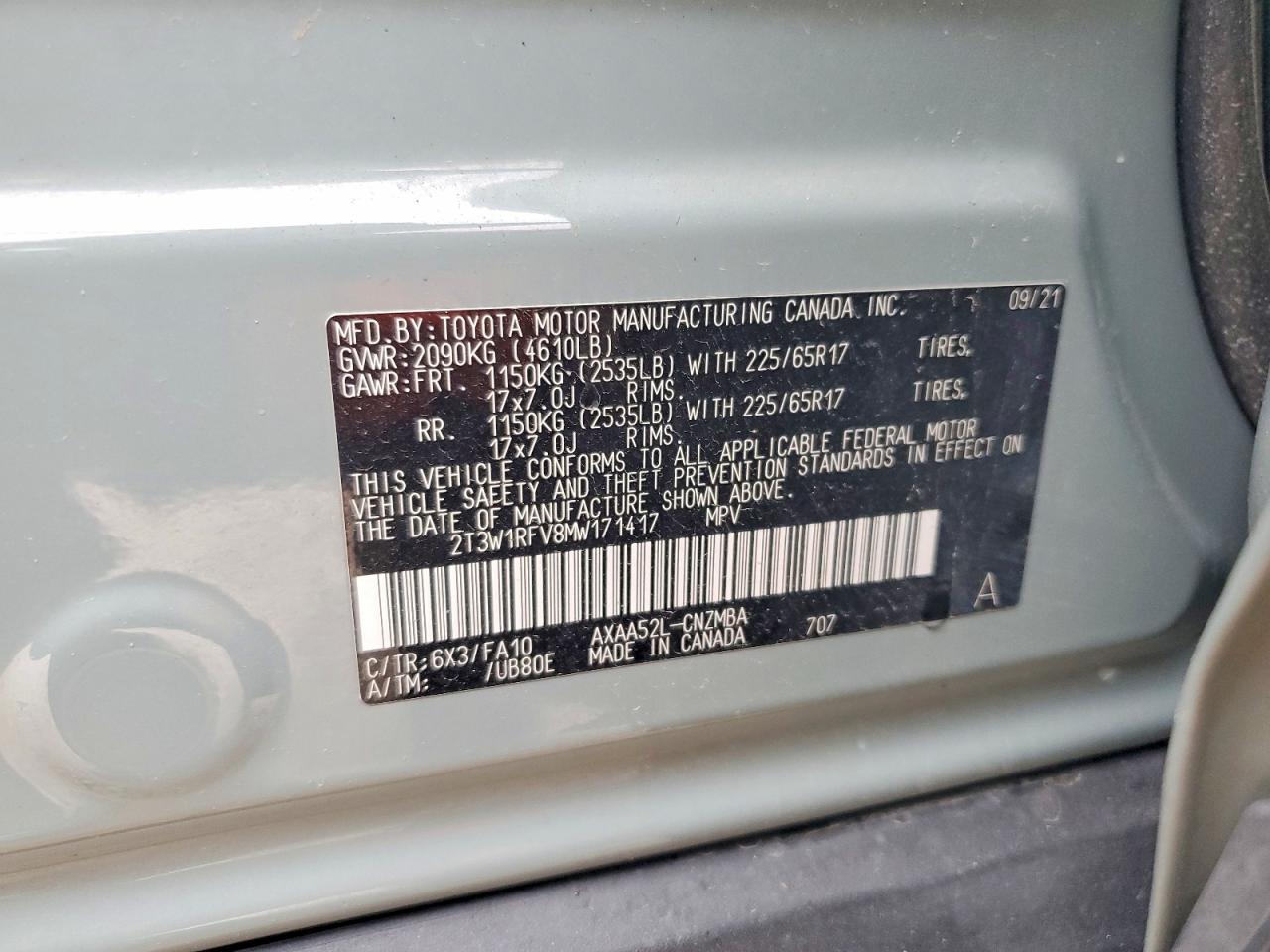 2021 TOYOTA RAV4 XLE photo 25