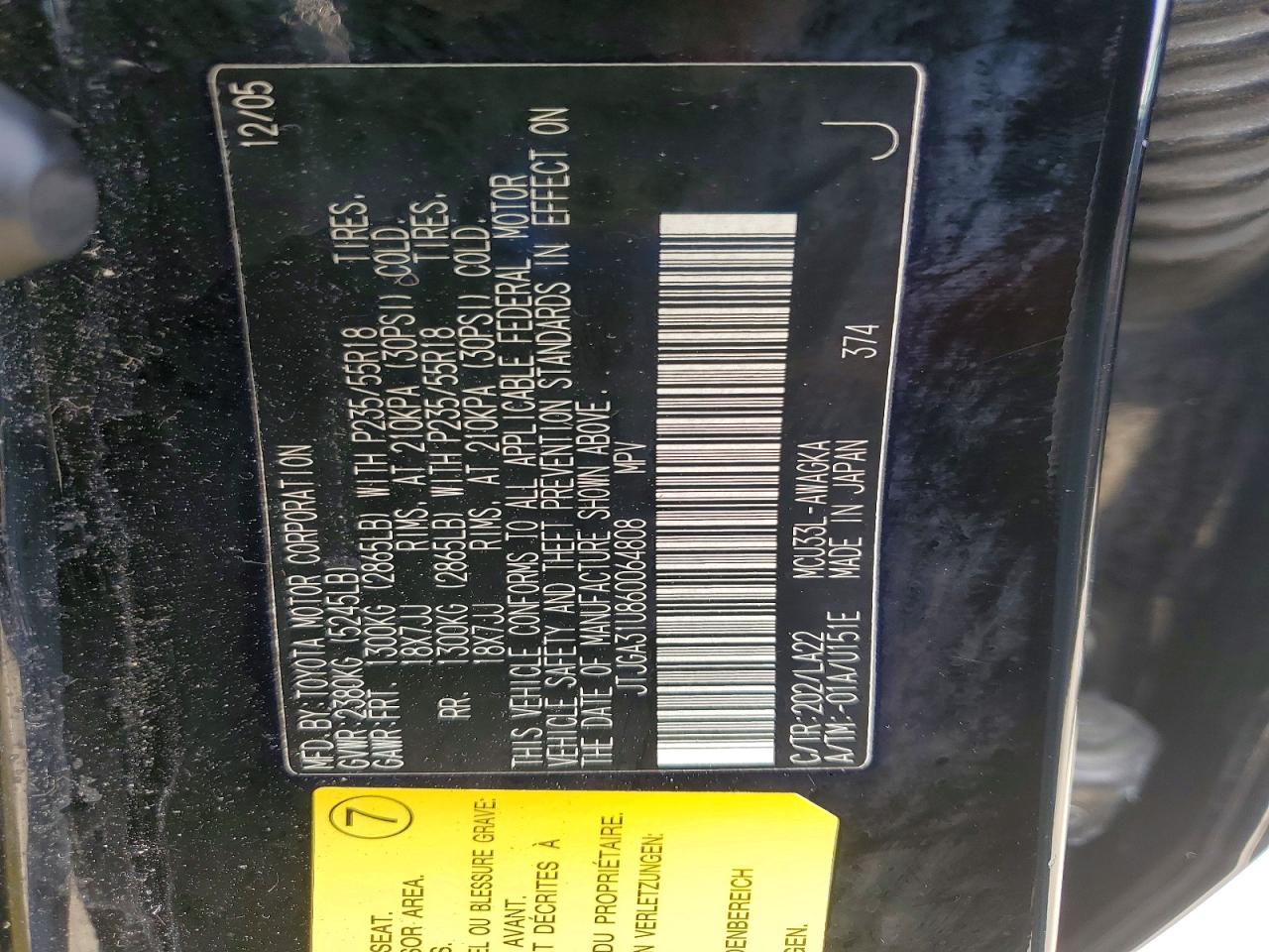2006 LEXUS RX 330 photo 25