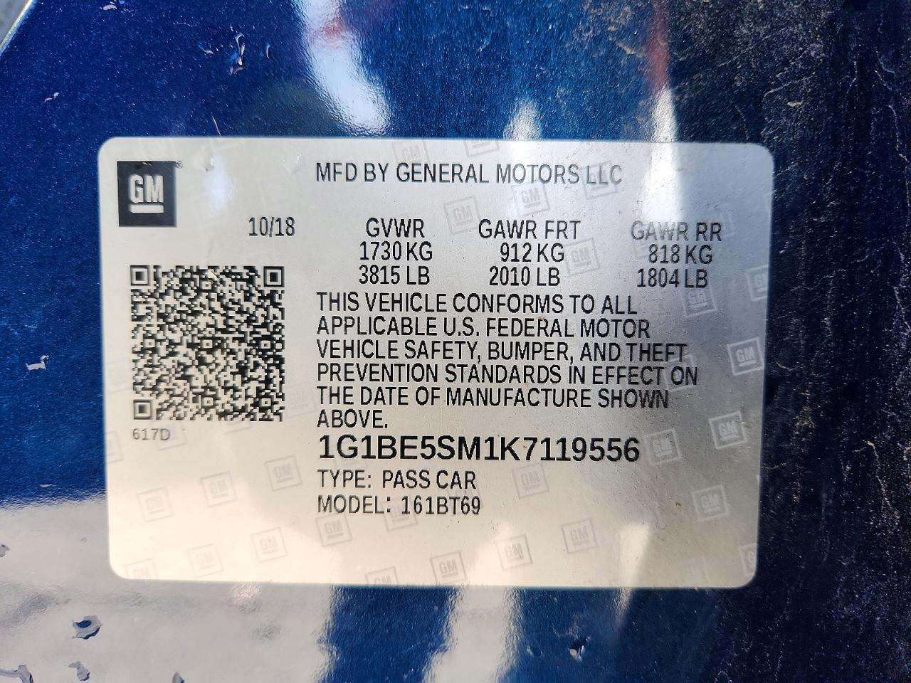 2019 CHEVROLET CRUZE LT photo 23