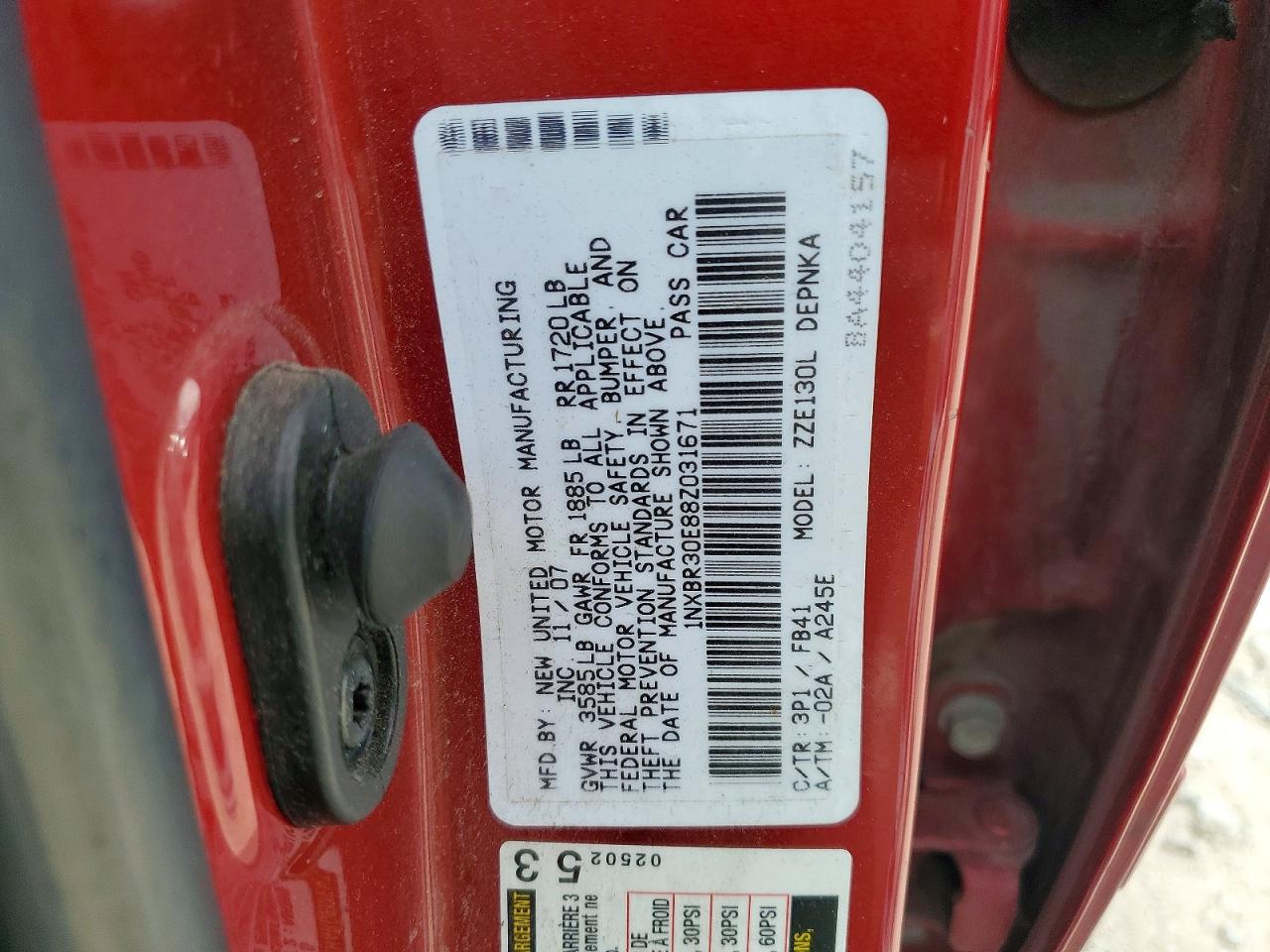 2008 TOYOTA COROLLA LE photo 23