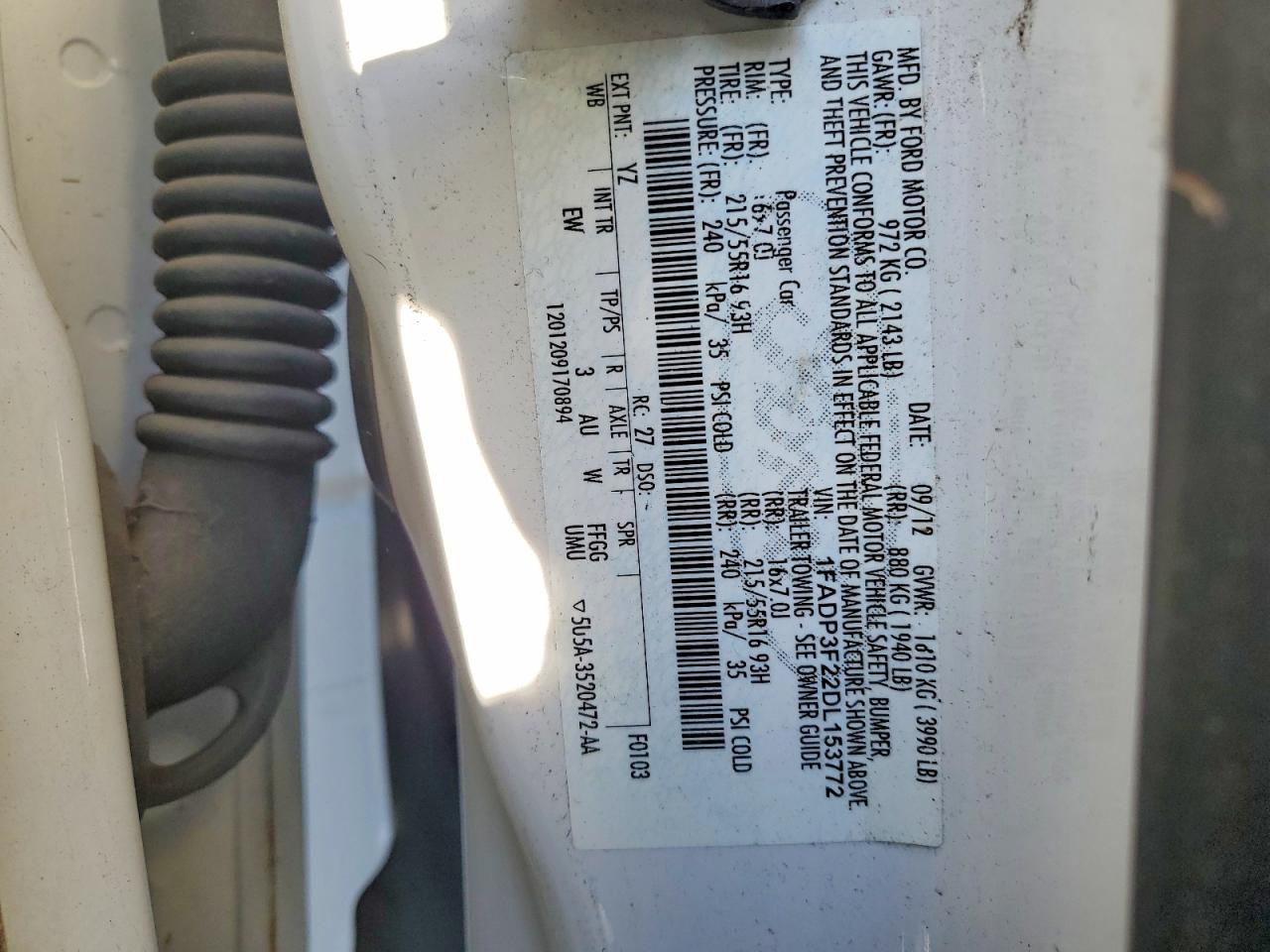 2013 FORD FOCUS SE photo 25