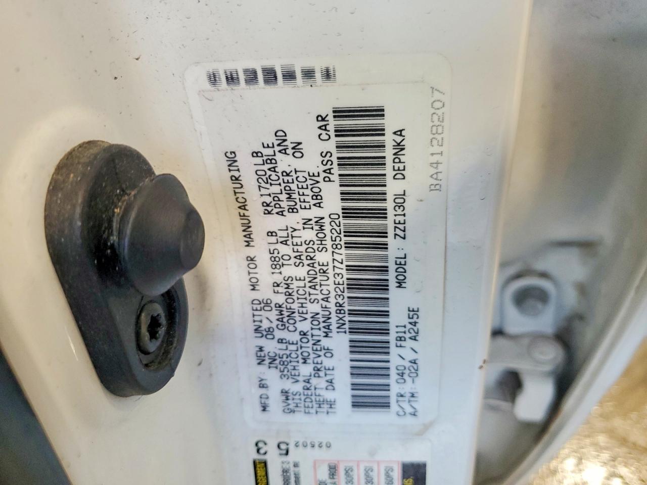 2007 TOYOTA COROLLA LE photo 12