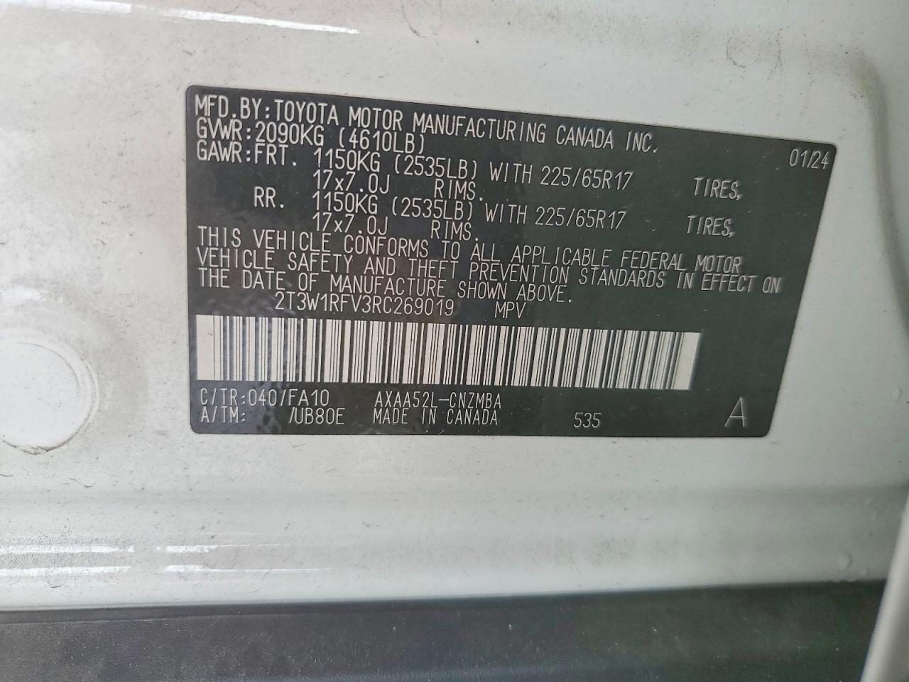 2024 TOYOTA RAV4 XLE photo 37