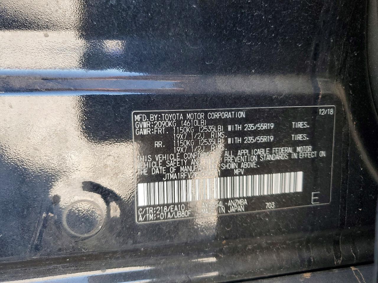 2019 TOYOTA RAV4 photo 25